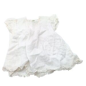 Handmade Feltman Bros. Vintage Baby Dress with Smocking and Embroidery Details